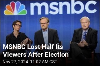 MSNBC Lost Half Its Viewers After Election