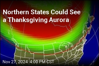 Northern States Could See a Thanksgiving Aurora