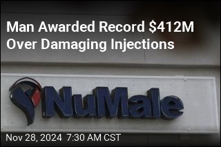 Man Awarded Record $412M Over Damaging Injections