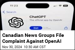 OpenAI Hit With Suit From Canadian News Groups