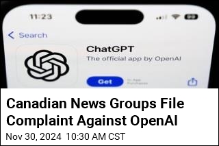 OpenAI Hit With Suit From Canadian News Groups