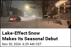 Lake-Effect Snow Makes Its Seasonal Debut