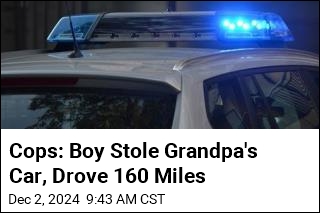 Cops: Boy Stole Grandpa&#39;s Car, Drove 160 Miles