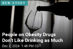 People on Obesity Drugs Report Drinking Less