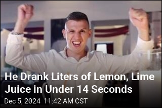 Man Breaks Lemon, Lime Juice Drinking Records in Same Day