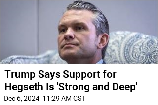 Trump, Vance Speak Out in Support of Hegseth