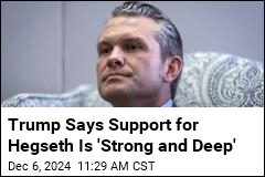 Trump, Vance Speak Out in Support of Hegseth