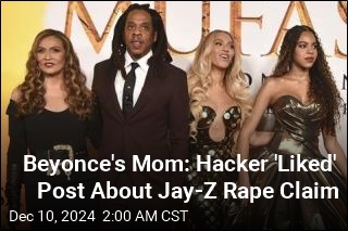 Beyonce&#39;s Mom: I Didn&#39;t &#39;Like&#39; Post About Jay-Z Rape Claim