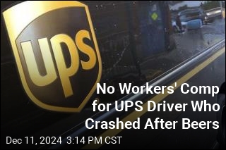 No Workers&#39; Comp for UPS Driver Who Crashed After Beers