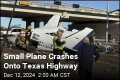 Pilot Survives Crash Onto Texas Highway