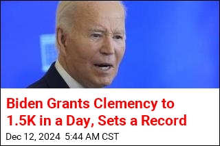 Biden Pardons 1.5K in a Day, Sets a Record