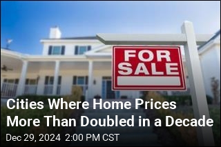 Home Prices in These Cities Spiked 100%-Plus in 10 Years