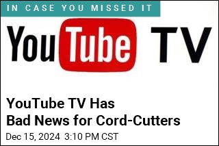 YouTube TV Has Bad News for Cord-Cutters