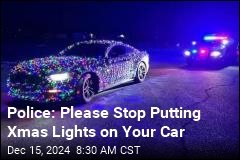 Police Will Not Appreciate Your Decorated Christmas Car