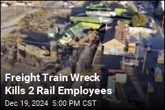 Freight Train Derails After Collision, Killing 2 Rail Workers