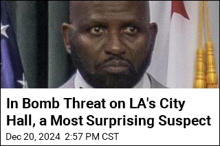 In Bomb Threat on LA&#39;s City Hall, a Most Surprising Suspect