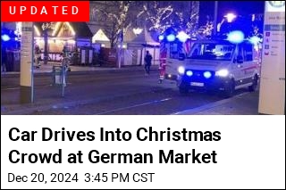 Car Driven Into People at Christmas Market in Germany