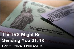 IRS Sending Up to $1.4K to 1M People