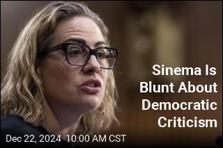 Sinema Is Blunt About Democratic Criticism