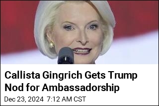 Callista Gingrich Gets Trump Nod for Ambassadorship