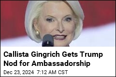 Callista Gingrich Gets Trump Nod for Ambassadorship