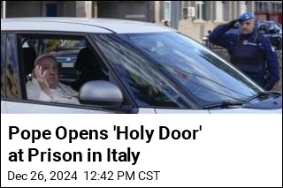 Pope Opens &#39;Holy Door&#39; at Prison in Italy