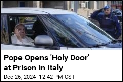 Pope Opens &#39;Holy Door&#39; at Prison in Italy