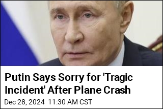 Putin Says Sorry for &#39;Tragic Incident&#39; After Plane Crash