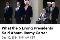 US Presidents Weigh In on Jimmy Carter's Death