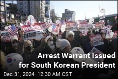 Arrest Warrant Issued for South Korea&#39;s President