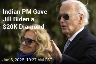 Indian PM Gave Jill Biden a $20K Diamond