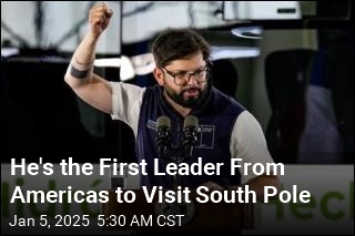 He&#39;s the 3rd World Leader to Ever Visit South Pole