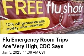 Flu Emergency Room Trips Are &#39;Very High, CDC Says