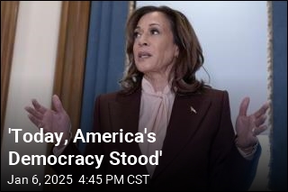 Harris: &#39;Today, America&#39;s Democracy Stood&#39;