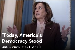 Harris: &#39;Today, America&#39;s Democracy Stood&#39;