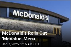 In Bid to Woo the Frugal, McDonald's Rolls Out 'McValue'