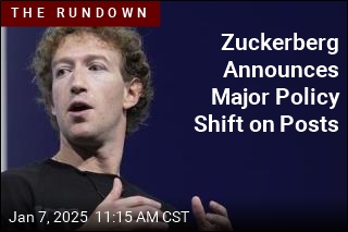 Zuckerberg Announces Major Policy Shift on Posts