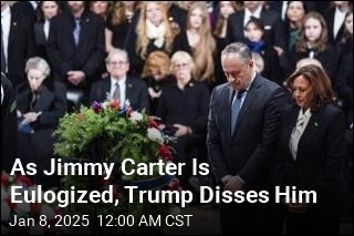 Kamala Harris Eulogizes Jimmy Carter