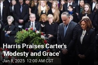 Kamala Harris Eulogizes Jimmy Carter