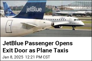 JetBlue Passenger Opens Exit Door as Plane Taxis