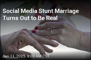 Social Media Stunt Marriage Turns Out to Be Real