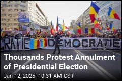 Romanians Protest Annulment of Presidential Election