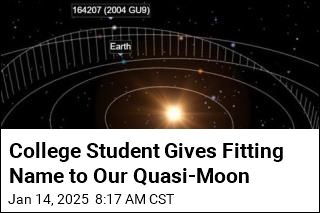 College Student Gives Fitting Name to Our Quasi-Moon