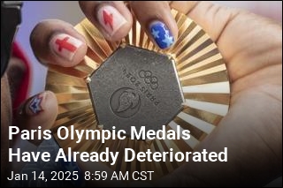 Paris Olympic Medals Have Already Deteriorated