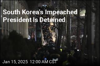 South Korea&#39;s Impeached President Is Detained