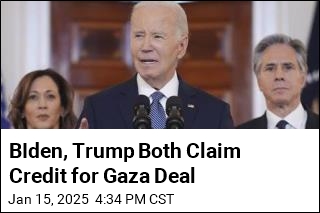 BIden, Trump Both Claim Credit for Gaza Deal