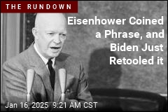 Biden Retools a Warning From Eisenhower