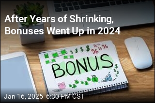 Year-End Bonuses Rose 2% in 2024