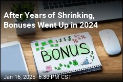 Year-End Bonuses Rose 2% in 2024