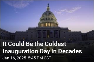 It Could Be the Coldest Inauguration Day in Decades